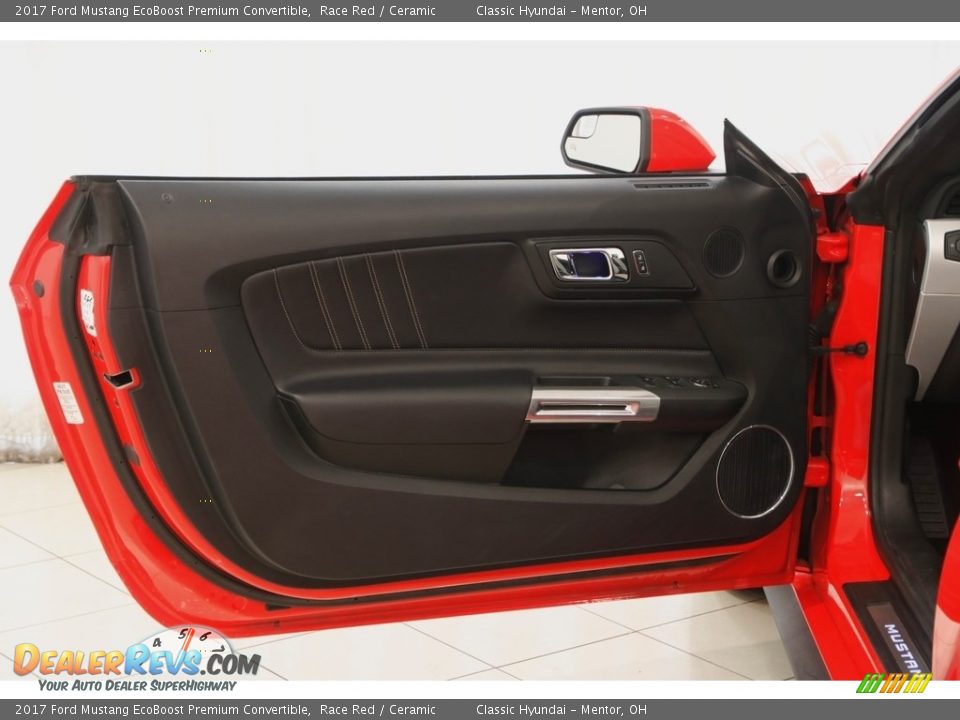 2017 Ford Mustang EcoBoost Premium Convertible Race Red / Ceramic Photo #5
