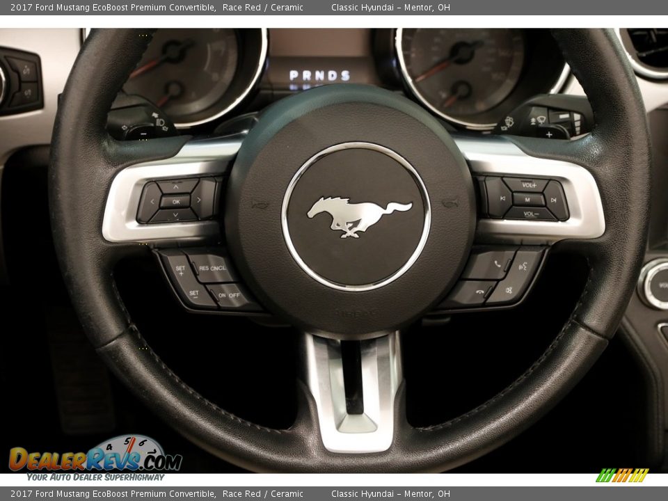 2017 Ford Mustang EcoBoost Premium Convertible Race Red / Ceramic Photo #8