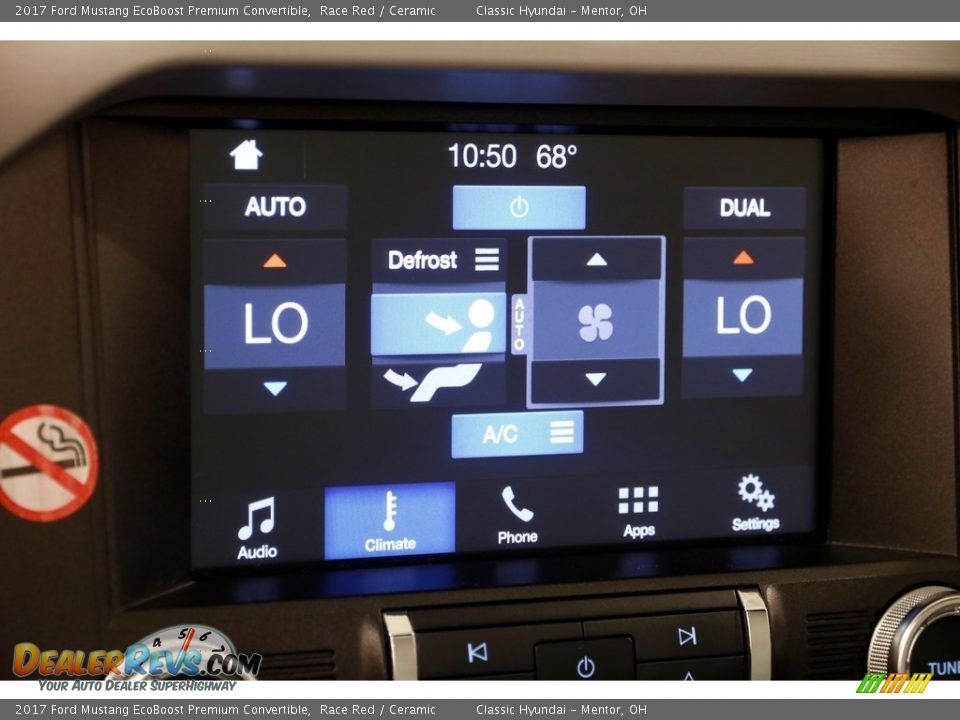 2017 Ford Mustang EcoBoost Premium Convertible Race Red / Ceramic Photo #13