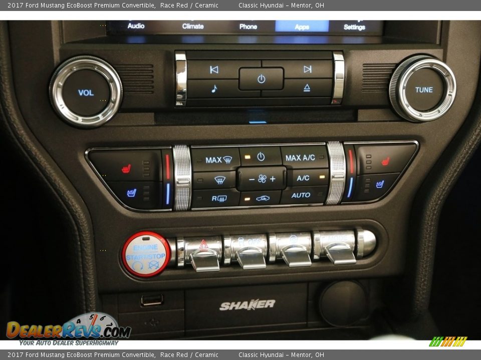 2017 Ford Mustang EcoBoost Premium Convertible Race Red / Ceramic Photo #15