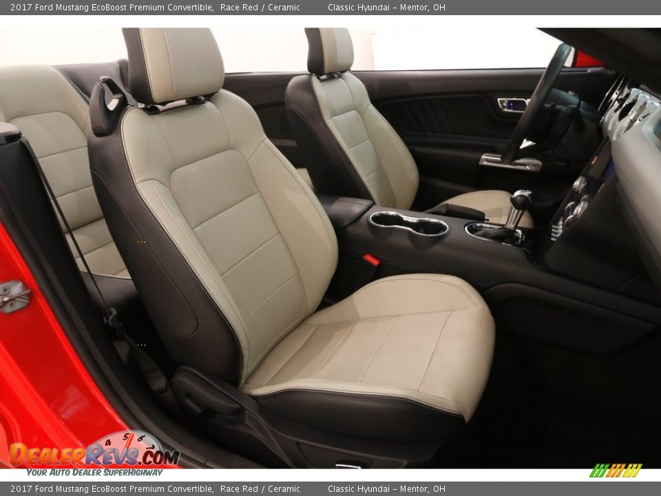 2017 Ford Mustang EcoBoost Premium Convertible Race Red / Ceramic Photo #17