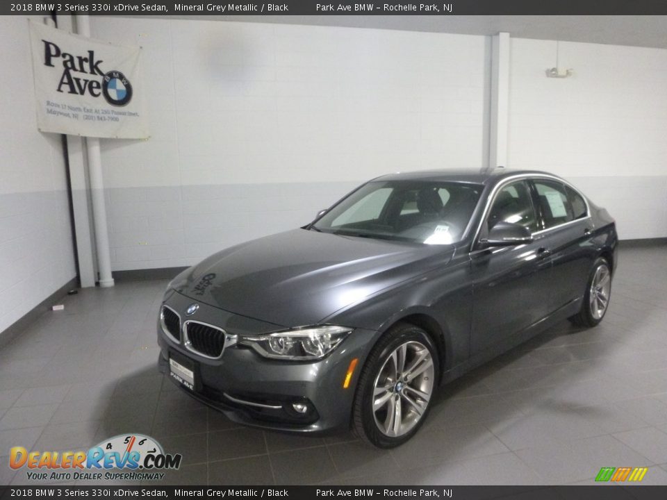 2018 BMW 3 Series 330i xDrive Sedan Mineral Grey Metallic / Black Photo #1