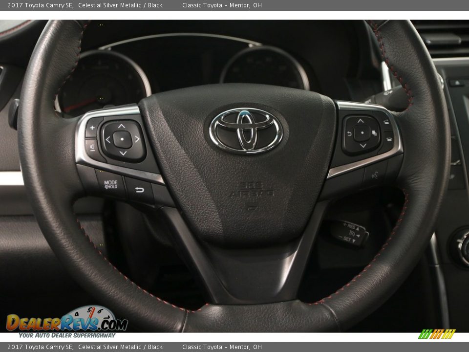 2017 Toyota Camry SE Celestial Silver Metallic / Black Photo #6