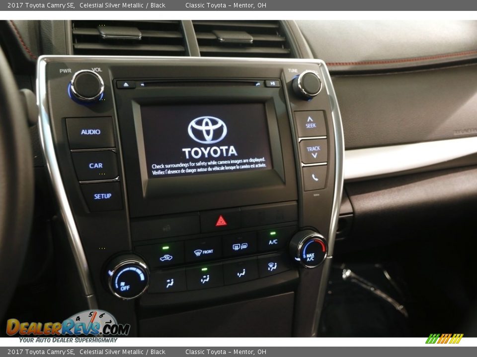 2017 Toyota Camry SE Celestial Silver Metallic / Black Photo #8