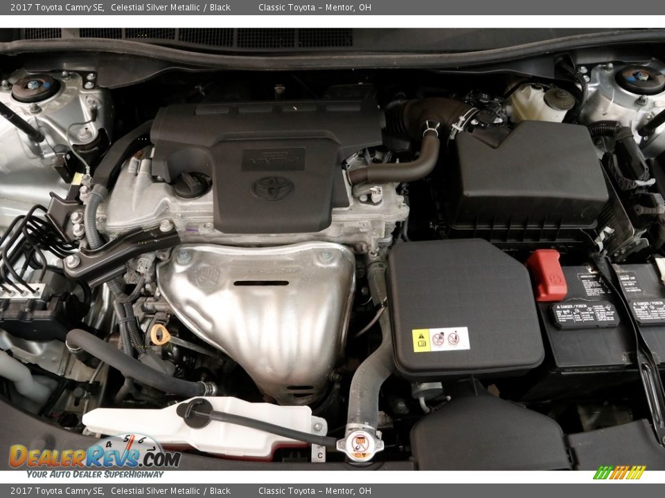 2017 Toyota Camry SE Celestial Silver Metallic / Black Photo #17