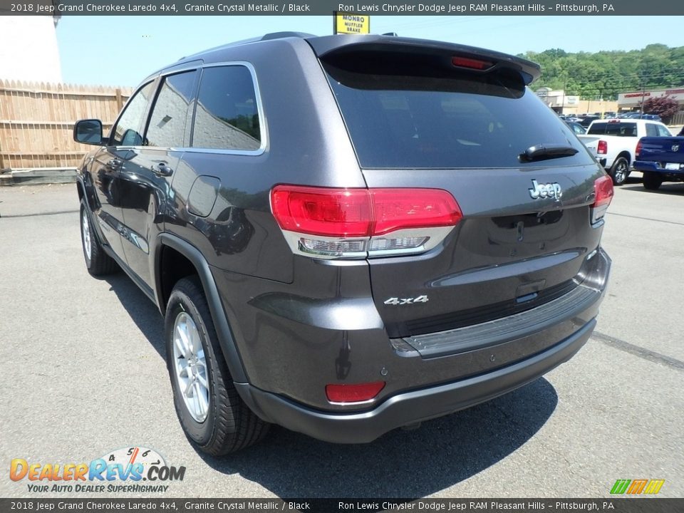 2018 Jeep Grand Cherokee Laredo 4x4 Granite Crystal Metallic / Black Photo #3