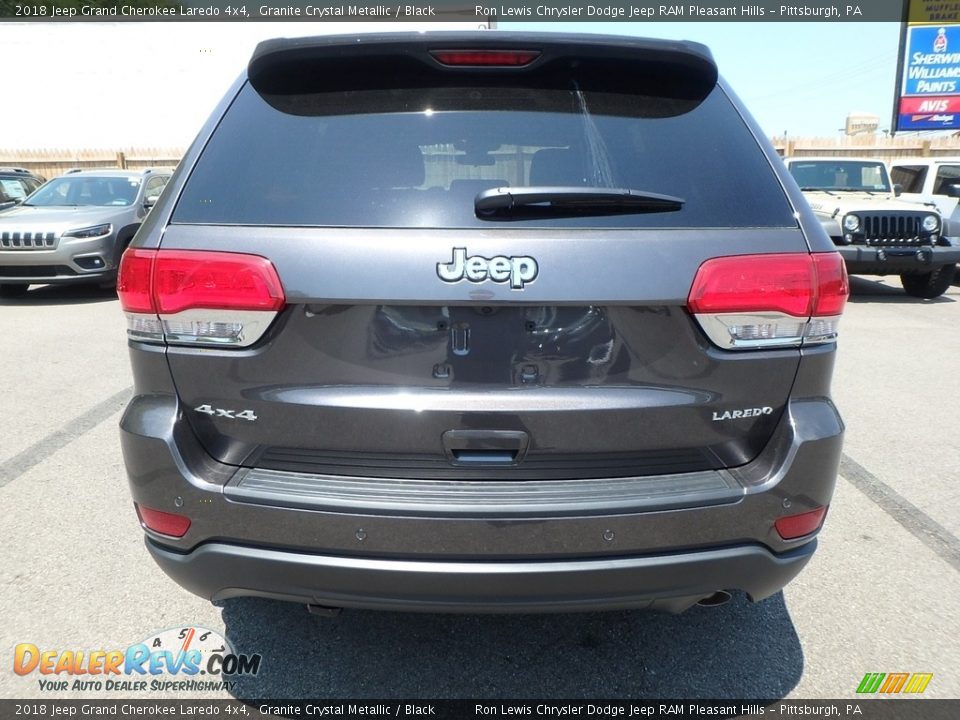 2018 Jeep Grand Cherokee Laredo 4x4 Granite Crystal Metallic / Black Photo #4