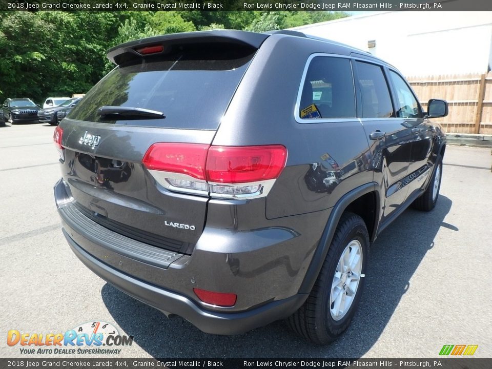 2018 Jeep Grand Cherokee Laredo 4x4 Granite Crystal Metallic / Black Photo #5