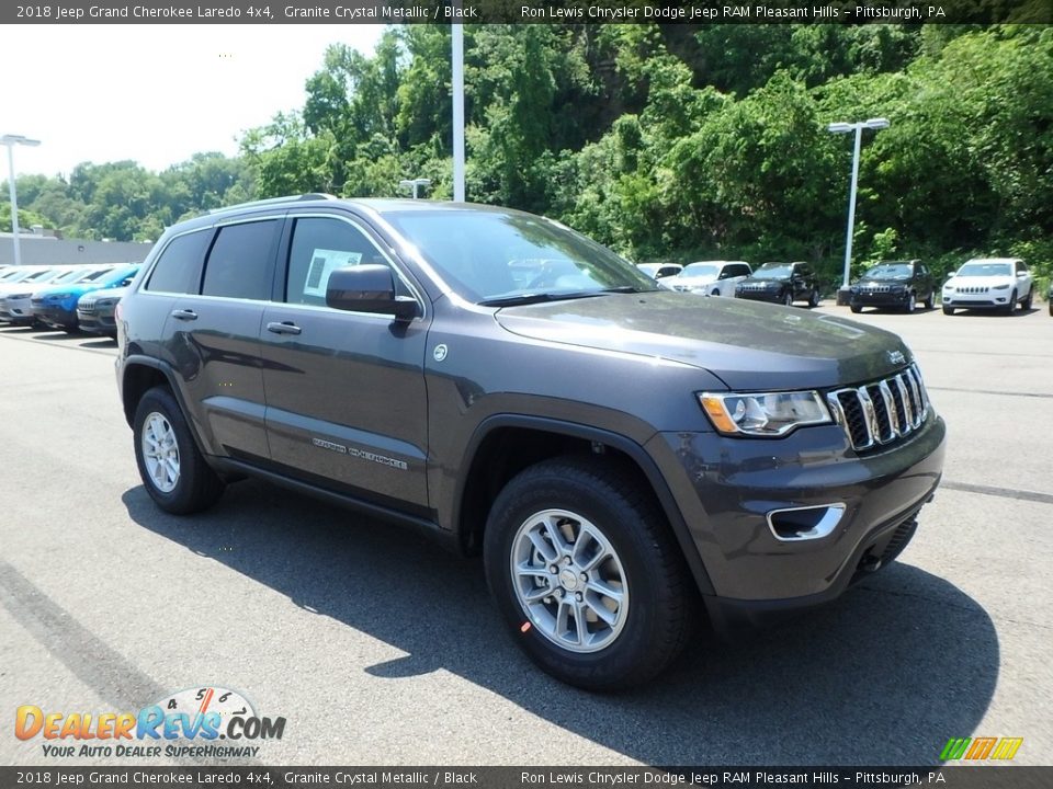 2018 Jeep Grand Cherokee Laredo 4x4 Granite Crystal Metallic / Black Photo #7