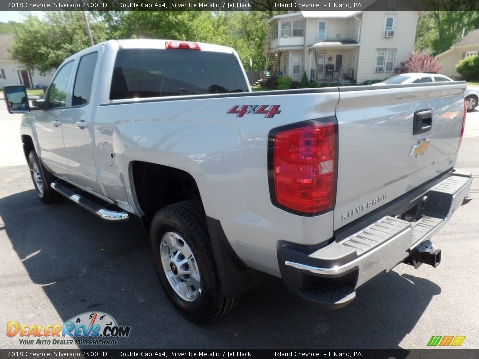 2018 Chevrolet Silverado 2500HD LT Double Cab 4x4 Silver Ice Metallic / Jet Black Photo #6