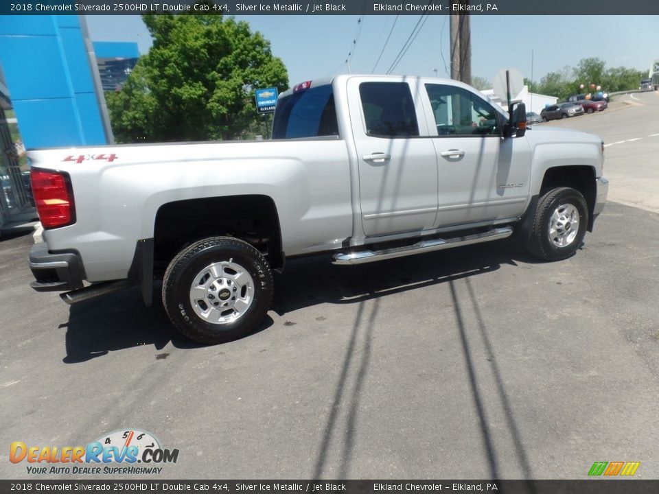 2018 Chevrolet Silverado 2500HD LT Double Cab 4x4 Silver Ice Metallic / Jet Black Photo #9