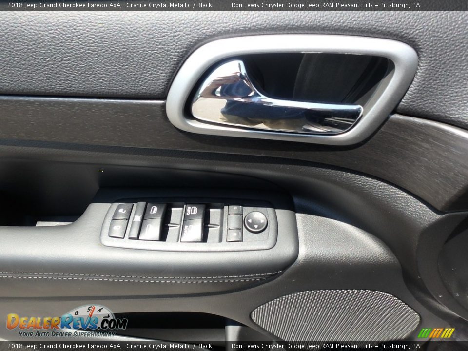 2018 Jeep Grand Cherokee Laredo 4x4 Granite Crystal Metallic / Black Photo #13