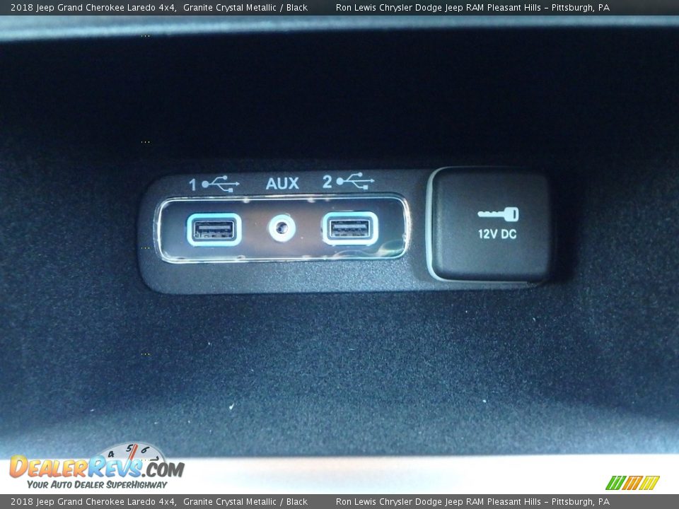 2018 Jeep Grand Cherokee Laredo 4x4 Granite Crystal Metallic / Black Photo #18