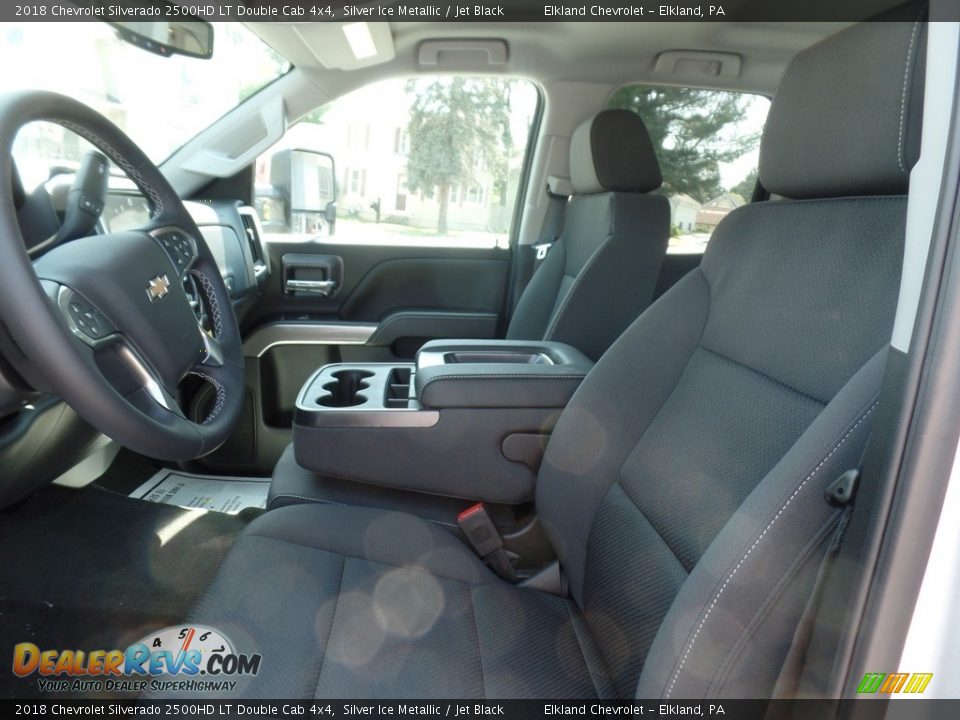 2018 Chevrolet Silverado 2500HD LT Double Cab 4x4 Silver Ice Metallic / Jet Black Photo #20