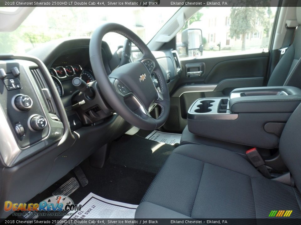2018 Chevrolet Silverado 2500HD LT Double Cab 4x4 Silver Ice Metallic / Jet Black Photo #21