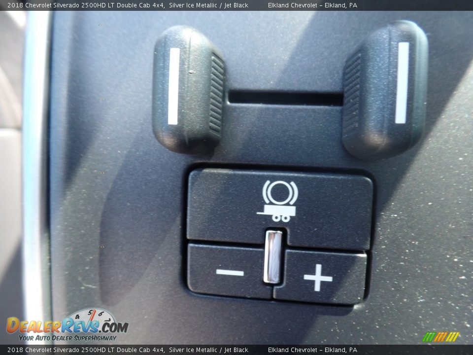 2018 Chevrolet Silverado 2500HD LT Double Cab 4x4 Silver Ice Metallic / Jet Black Photo #24
