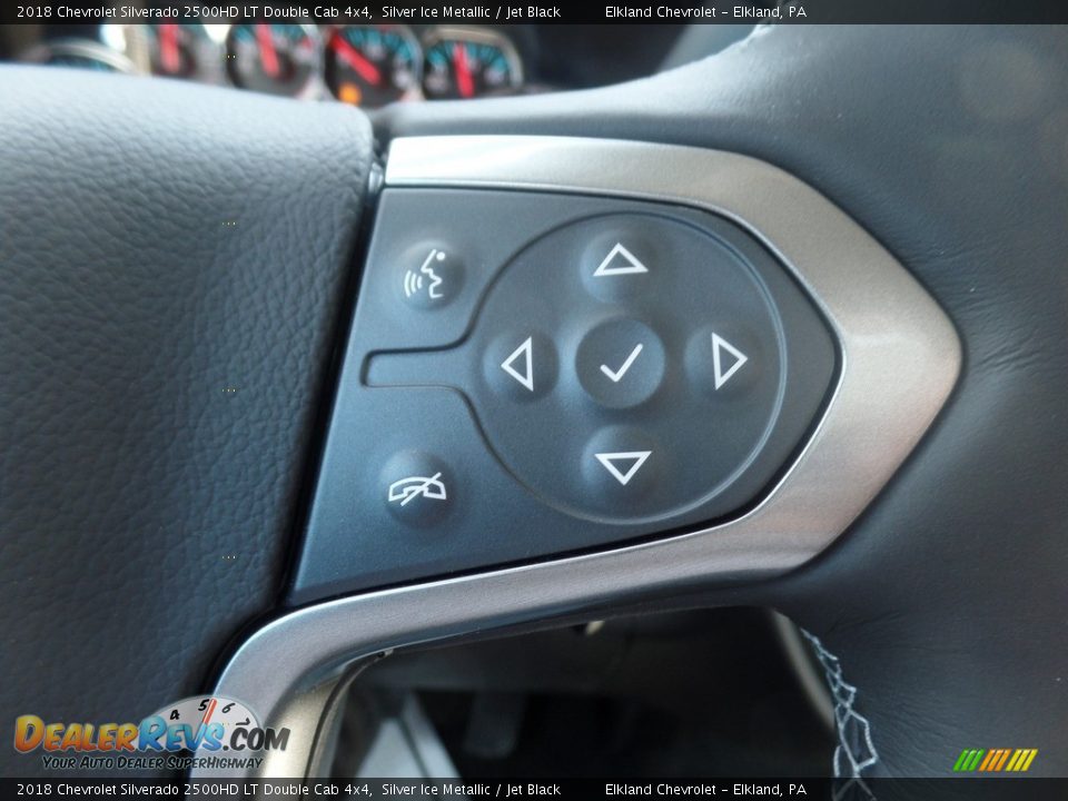 2018 Chevrolet Silverado 2500HD LT Double Cab 4x4 Silver Ice Metallic / Jet Black Photo #29