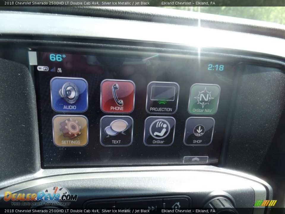 2018 Chevrolet Silverado 2500HD LT Double Cab 4x4 Silver Ice Metallic / Jet Black Photo #31