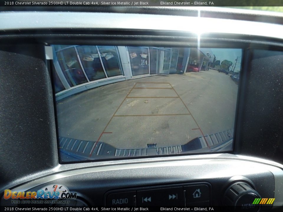 2018 Chevrolet Silverado 2500HD LT Double Cab 4x4 Silver Ice Metallic / Jet Black Photo #33