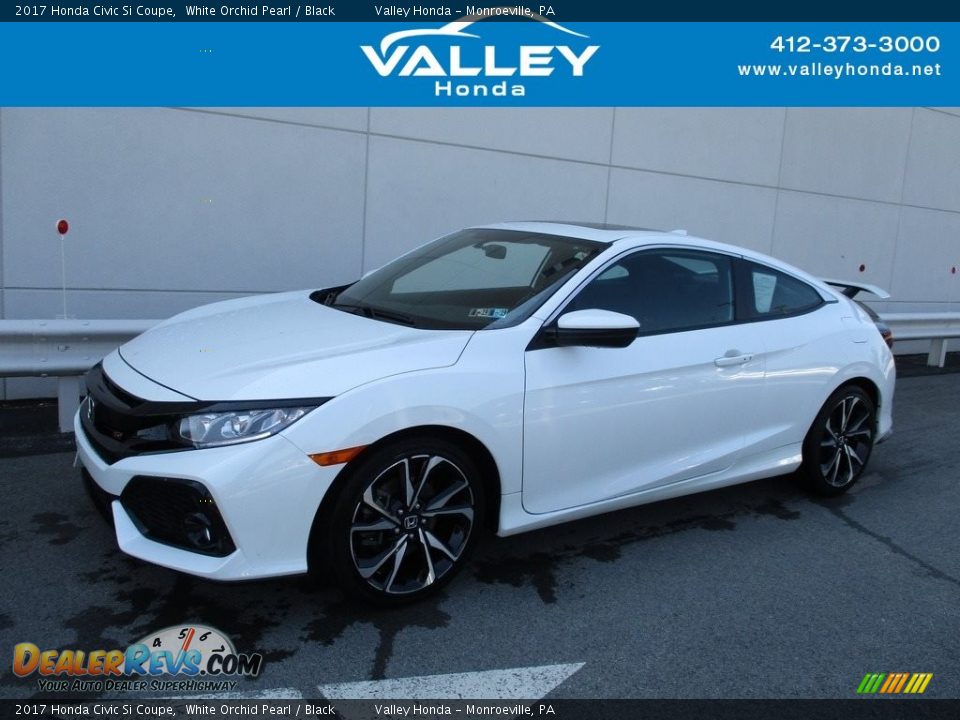 2017 Honda Civic Si Coupe White Orchid Pearl / Black Photo #1