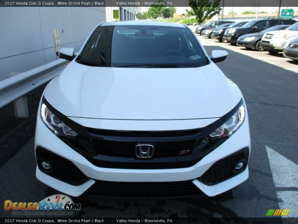 2017 Honda Civic Si Coupe White Orchid Pearl / Black Photo #8