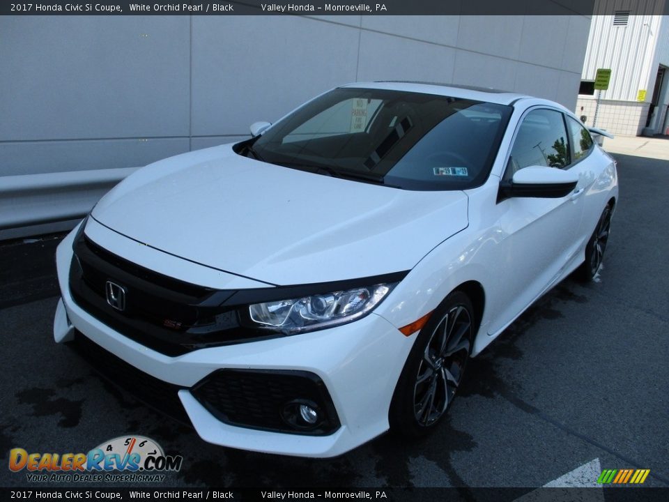 2017 Honda Civic Si Coupe White Orchid Pearl / Black Photo #9