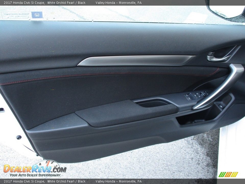 2017 Honda Civic Si Coupe White Orchid Pearl / Black Photo #10