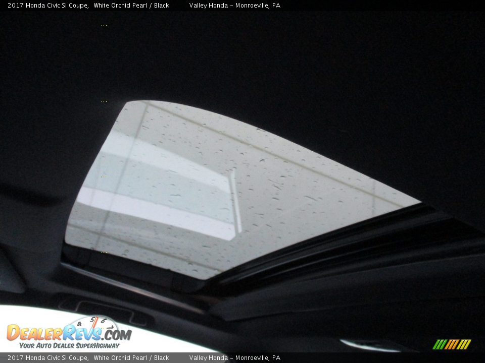 2017 Honda Civic Si Coupe White Orchid Pearl / Black Photo #11