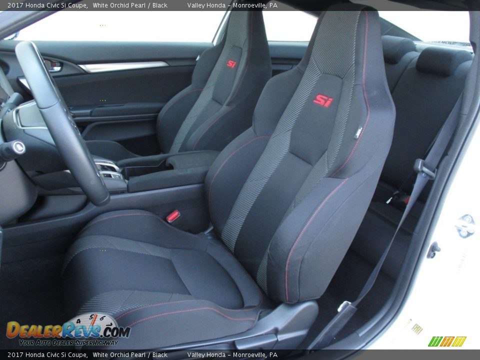 2017 Honda Civic Si Coupe White Orchid Pearl / Black Photo #12