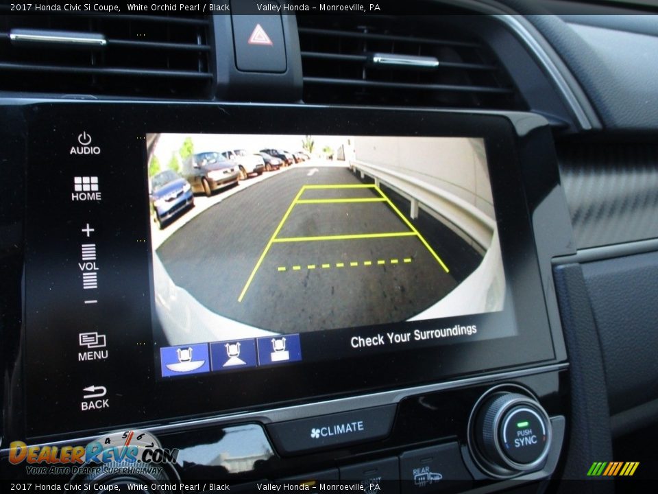 2017 Honda Civic Si Coupe White Orchid Pearl / Black Photo #16