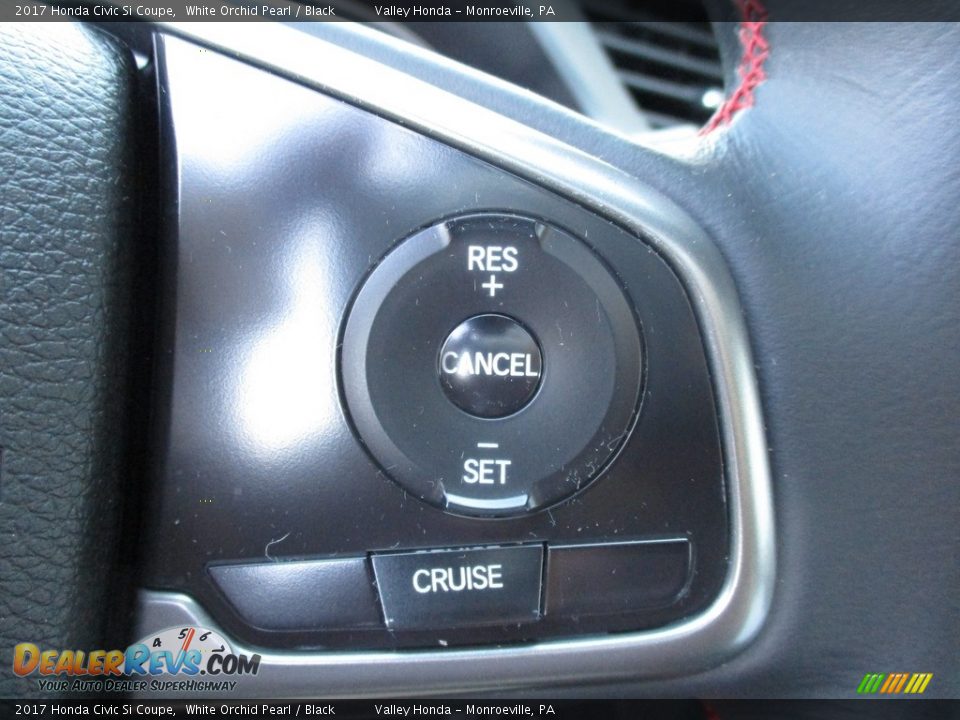 2017 Honda Civic Si Coupe White Orchid Pearl / Black Photo #18