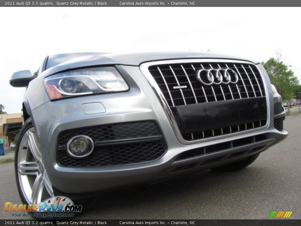 2011 Audi Q5 3.2 quattro Quartz Grey Metallic / Black Photo #1