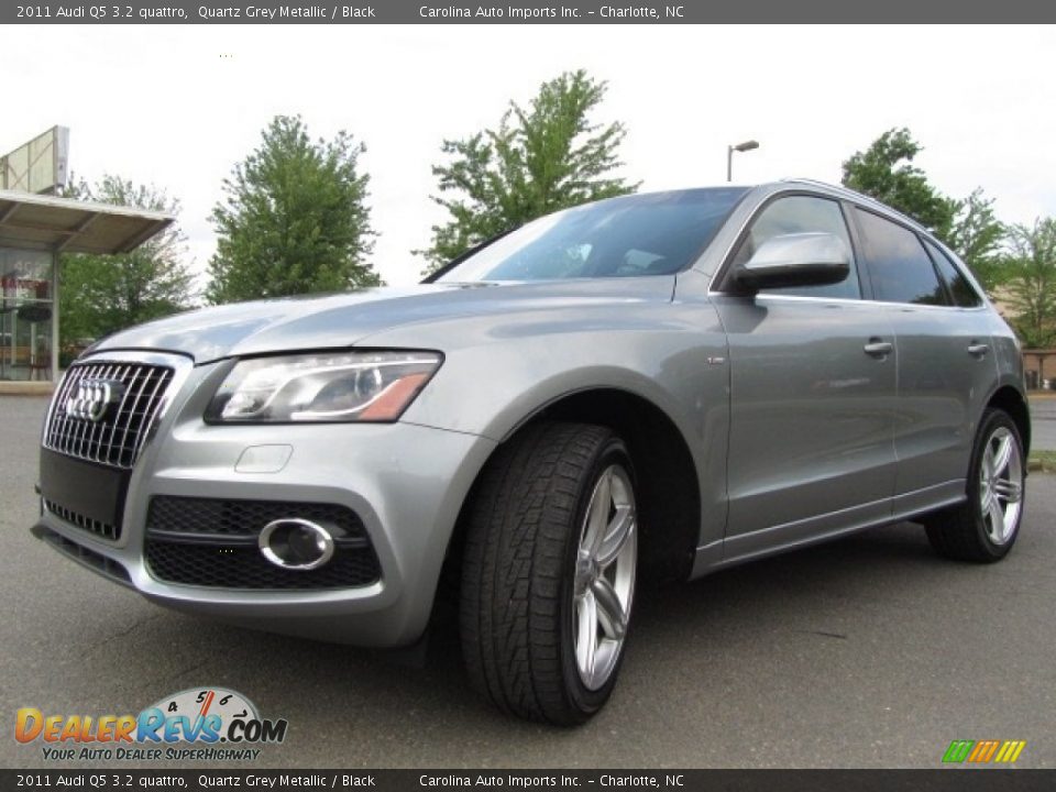 2011 Audi Q5 3.2 quattro Quartz Grey Metallic / Black Photo #6