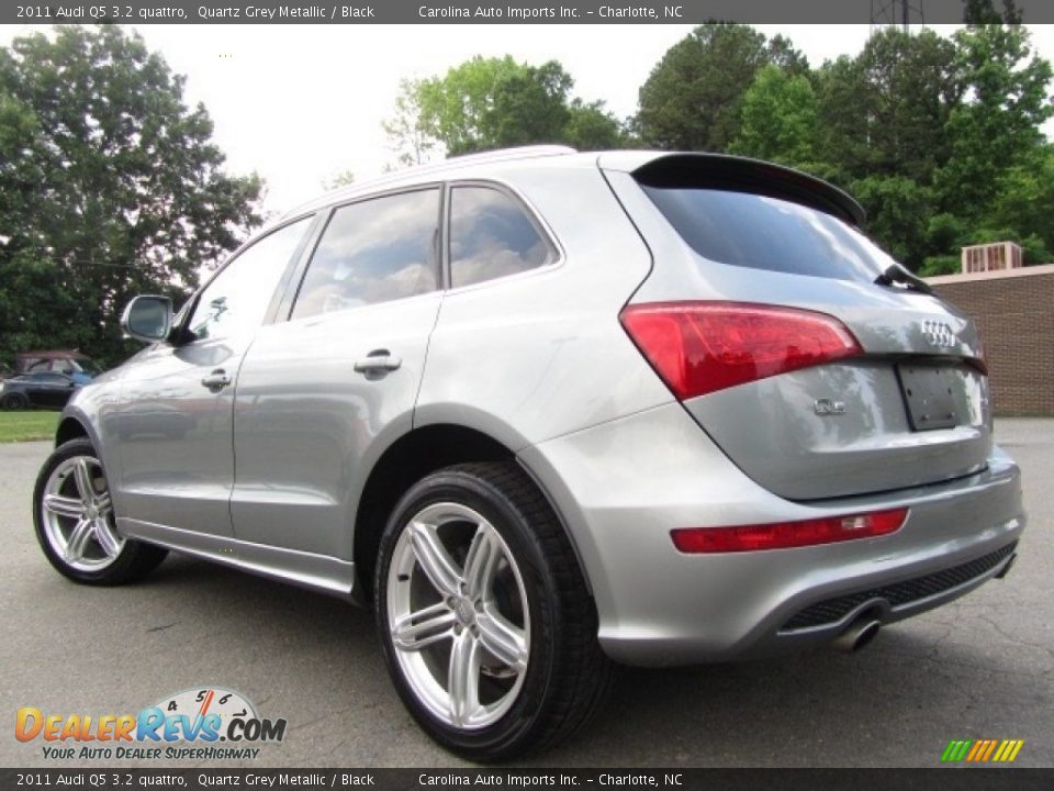 2011 Audi Q5 3.2 quattro Quartz Grey Metallic / Black Photo #8
