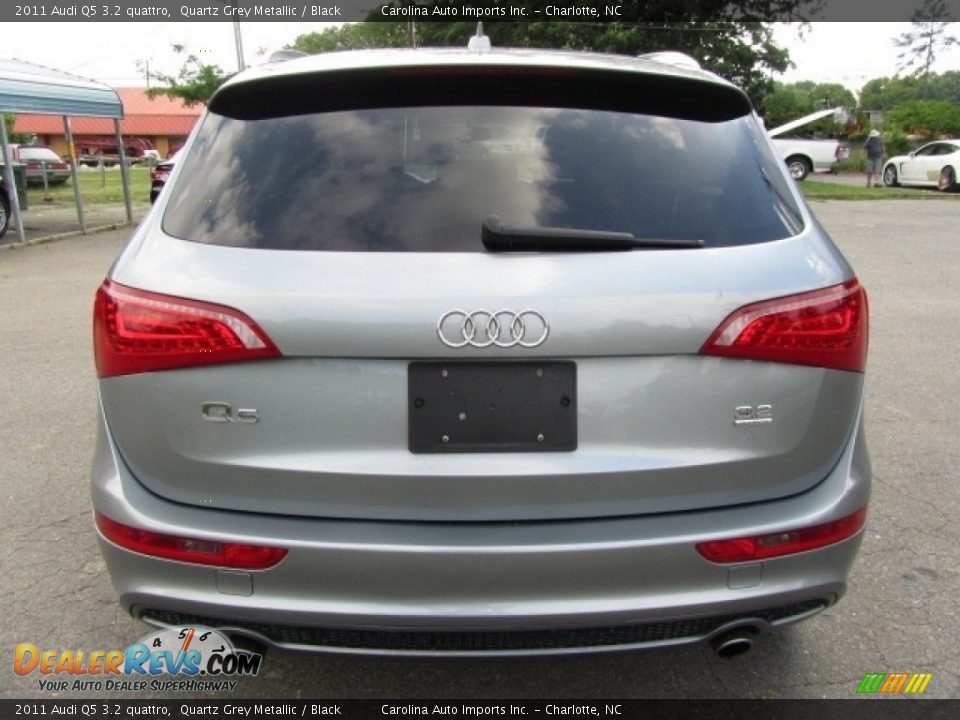 2011 Audi Q5 3.2 quattro Quartz Grey Metallic / Black Photo #9