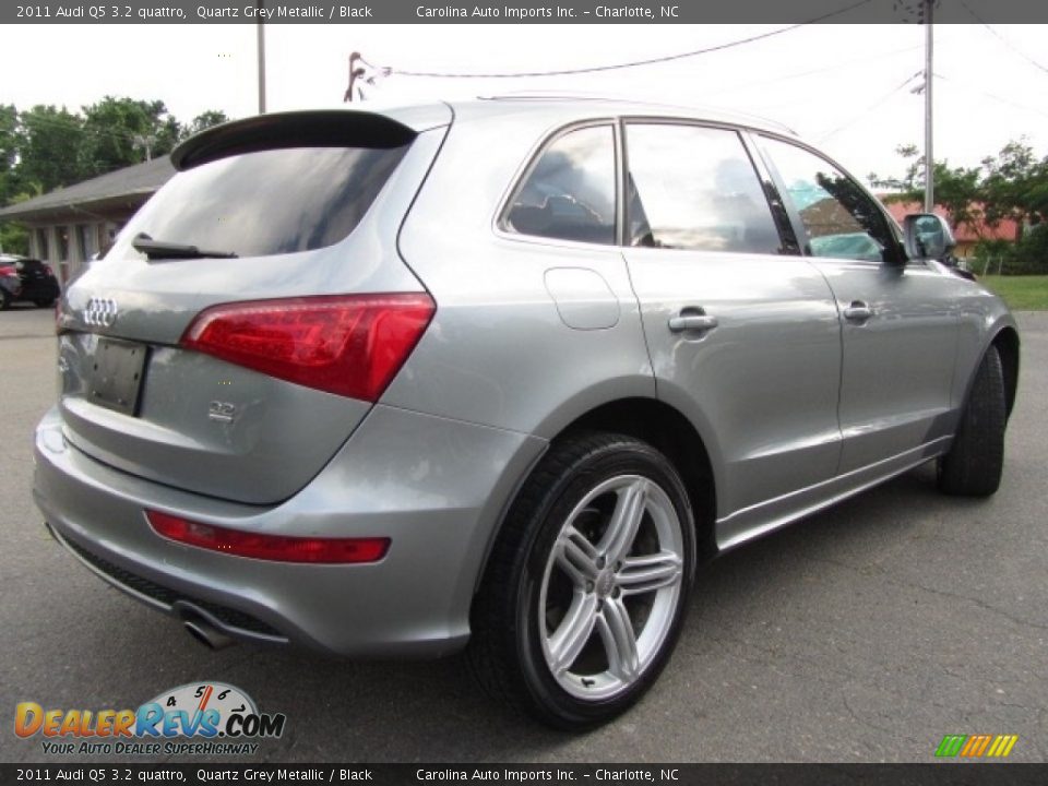 2011 Audi Q5 3.2 quattro Quartz Grey Metallic / Black Photo #10