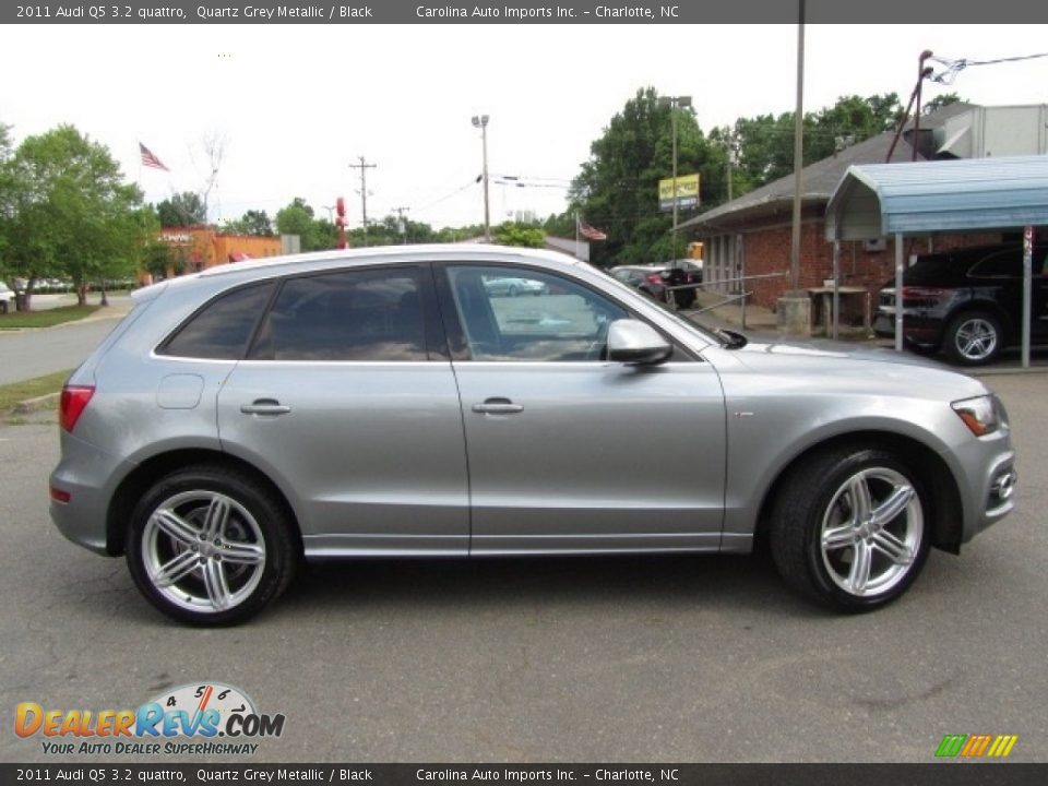 2011 Audi Q5 3.2 quattro Quartz Grey Metallic / Black Photo #11