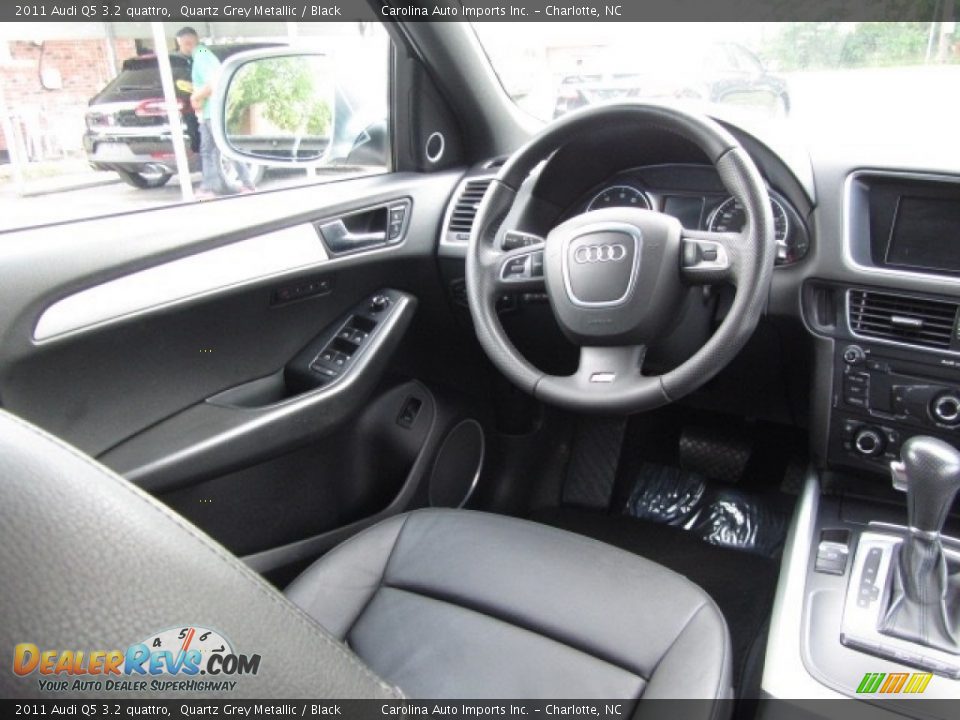 2011 Audi Q5 3.2 quattro Quartz Grey Metallic / Black Photo #12