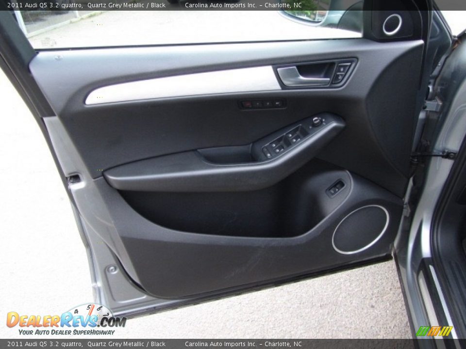 2011 Audi Q5 3.2 quattro Quartz Grey Metallic / Black Photo #17