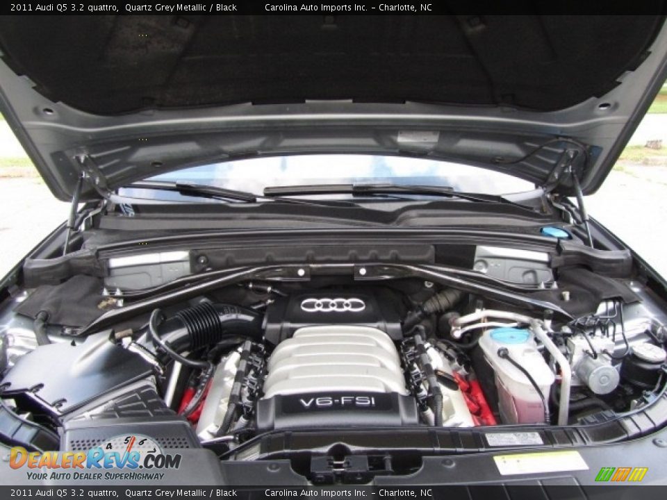 2011 Audi Q5 3.2 quattro Quartz Grey Metallic / Black Photo #25