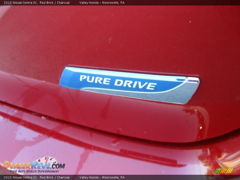 2013 Nissan Sentra SV Red Brick / Charcoal Photo #6