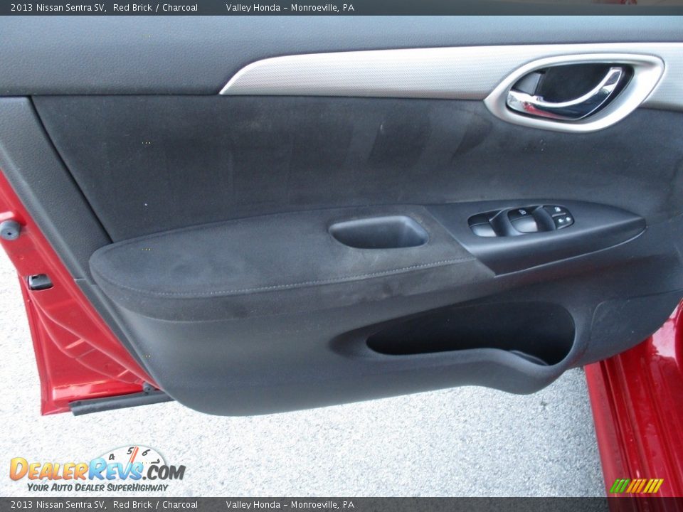 2013 Nissan Sentra SV Red Brick / Charcoal Photo #10