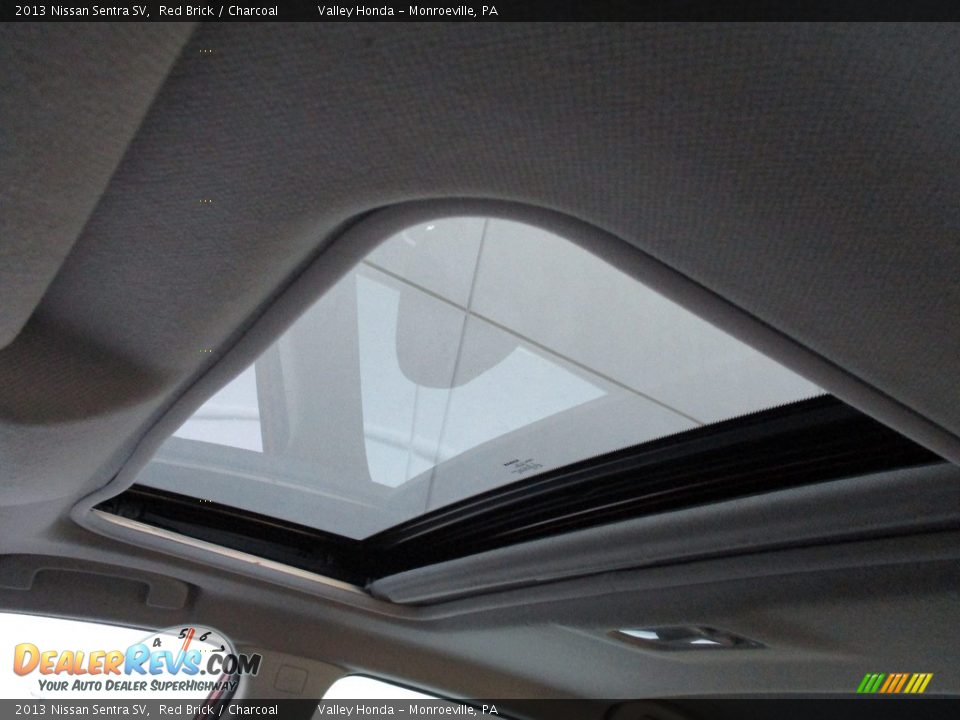 2013 Nissan Sentra SV Red Brick / Charcoal Photo #11