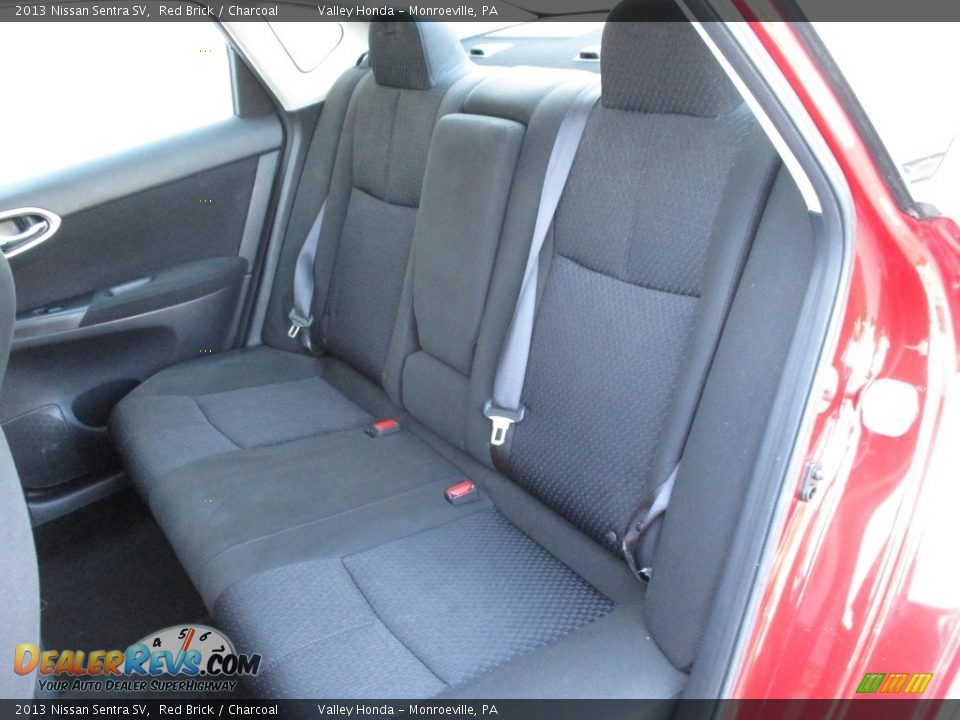 2013 Nissan Sentra SV Red Brick / Charcoal Photo #13
