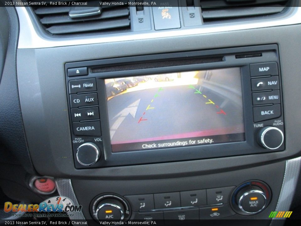 2013 Nissan Sentra SV Red Brick / Charcoal Photo #17