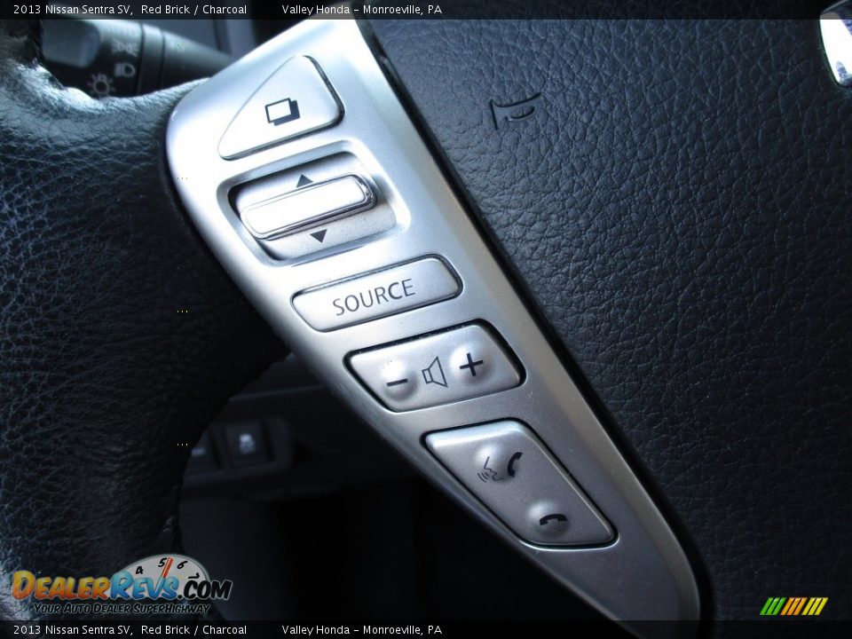 2013 Nissan Sentra SV Red Brick / Charcoal Photo #18