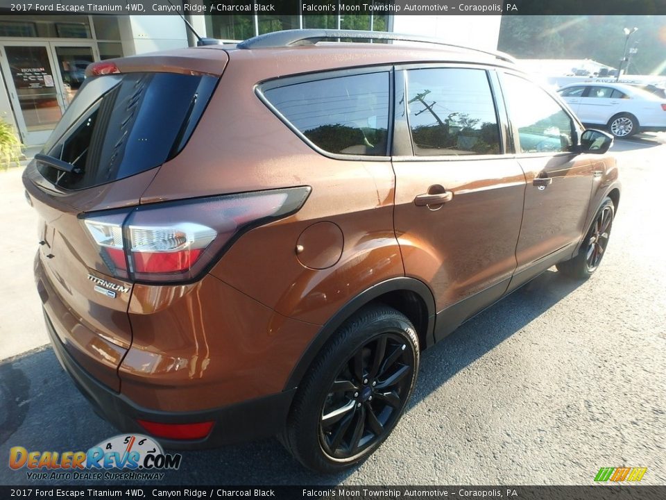 2017 Ford Escape Titanium 4WD Canyon Ridge / Charcoal Black Photo #2