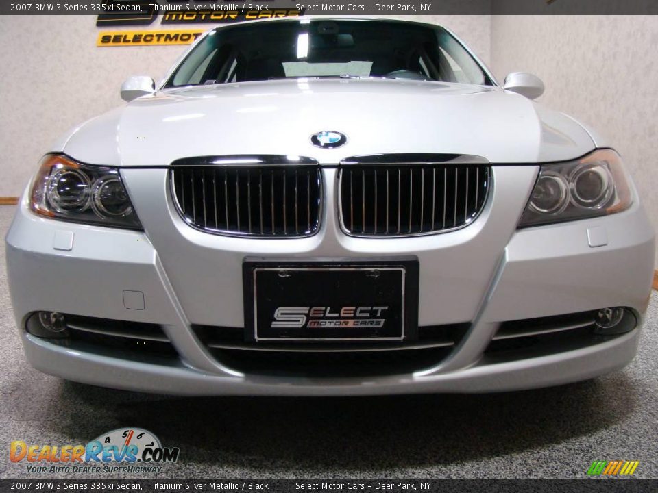2007 BMW 3 Series 335xi Sedan Titanium Silver Metallic / Black Photo #2
