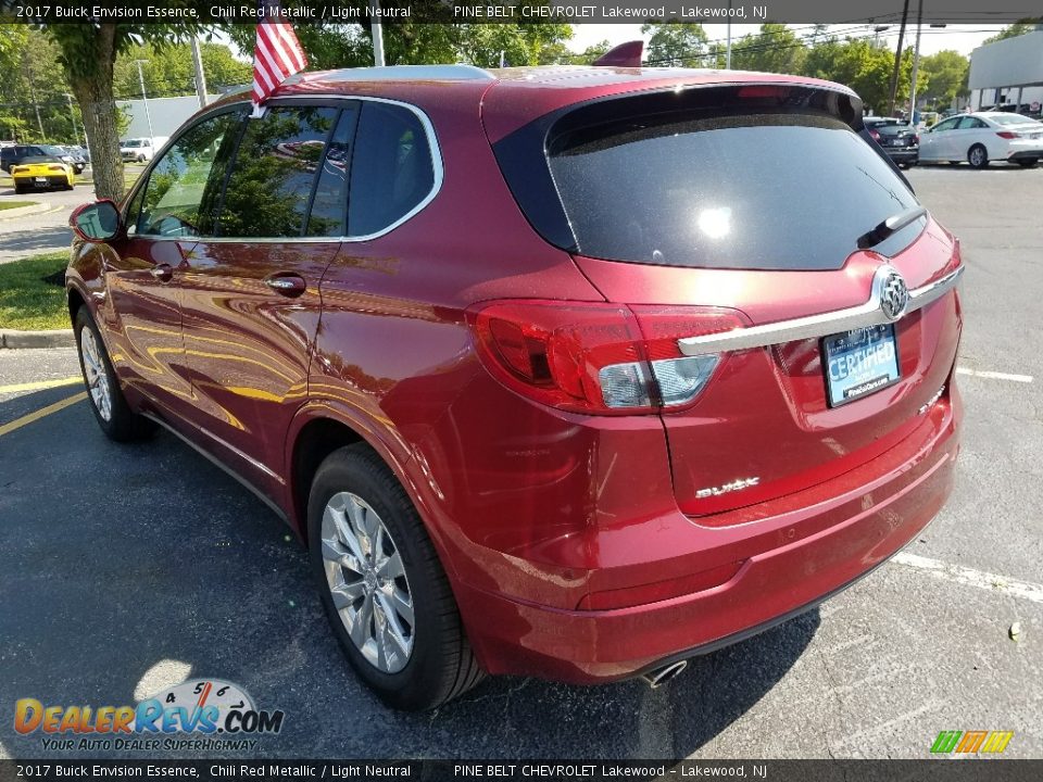 2017 Buick Envision Essence Chili Red Metallic / Light Neutral Photo #2