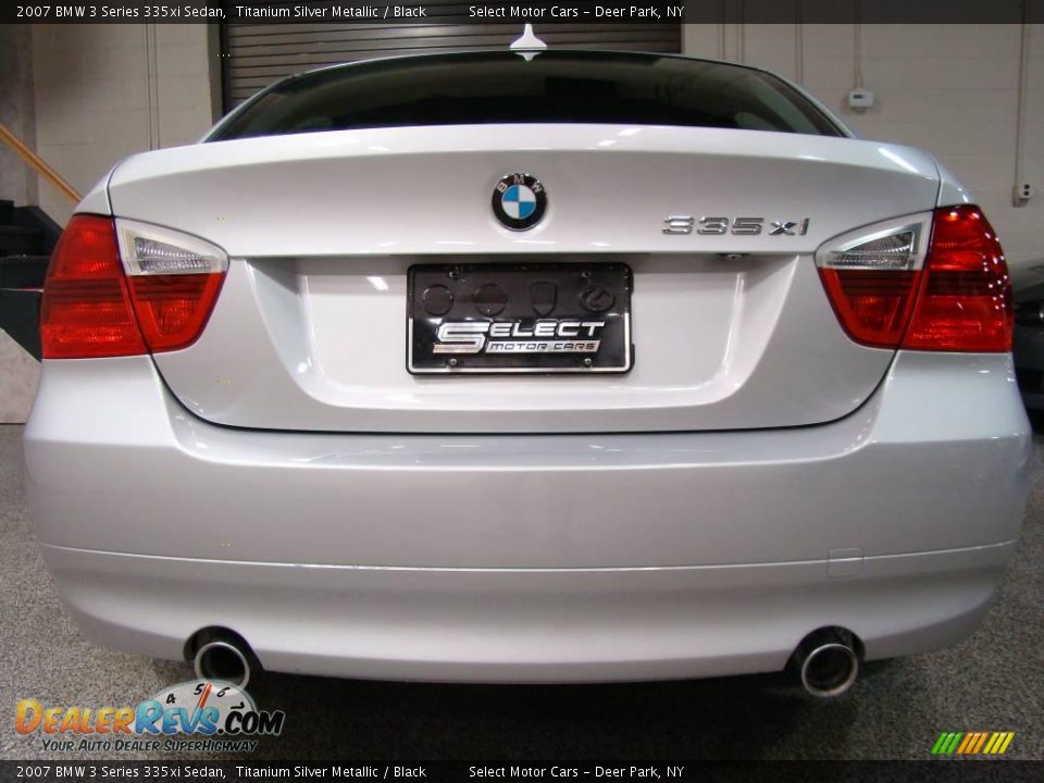 2007 BMW 3 Series 335xi Sedan Titanium Silver Metallic / Black Photo #5